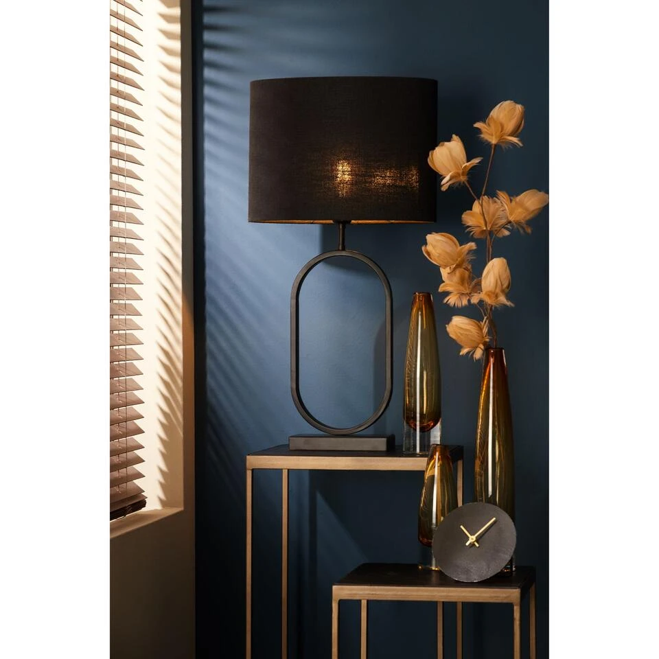 Lampvoet Jamiri - Zwart - 20x10x45cm 4 Lampvoet Jamiri - Zwart - 20x10x45cm - Afbeelding 2