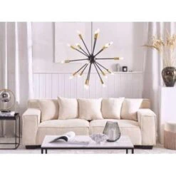 Beliani Hanglamp MAGUSE - Zwart Ijzer -Winkel Voor Woonverlichting 03280c72d5ba4d24bd329e8c575635b4