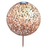 Merkloos Prikspot - Solar - Koperkleurig - Bol - 28 Cm -Winkel Voor Woonverlichting 1000000046