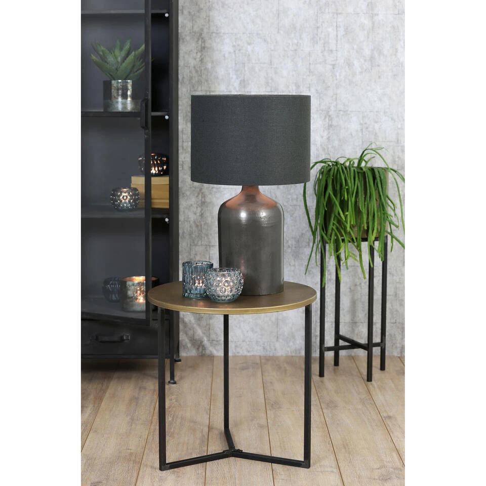 Cilinder Lampenkap Livigno - Antraciet - Ø35x25cm 5 Cilinder Lampenkap Livigno - Antraciet - Ø35x25cm - Afbeelding 3