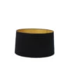 Drum Lampenkap Velours - Zwart/Goud - 45x42x25cm 1 Drum Lampenkap Velours - Zwart/Goud - 45x42x25cm -Winkel Voor Woonverlichting 1000008735