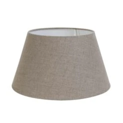 Drum Lampenkap Dark Linen - Grijs - 50x40x27cm -Winkel Voor Woonverlichting 1000008759 0101