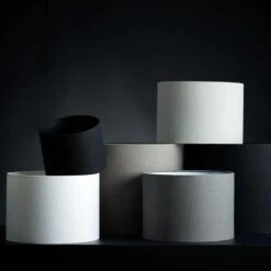 Cilinder Lampenkap Livigno - Lever - Ø40x30cm -Winkel Voor Woonverlichting 1000008775 0110