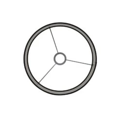 Cilinder Lampenkap Velours - Zwart - Ø50x38cm -Winkel Voor Woonverlichting 1000008780 0111