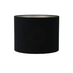 Cilinder Lampenkap Velours - Zwart - Ø50x38cm