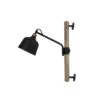 Wandlamp Banu - Zwart/Hout - 40x14x44cm -Winkel Voor Woonverlichting 1000008826