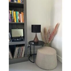 Tafellamp Svante - Zwart/Hout - Ø28cm 9 Tafellamp Svante - Zwart/Hout - Ø28cm -Winkel Voor Woonverlichting 1000014034 0110