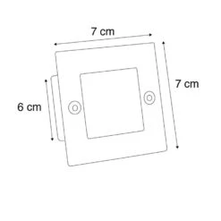 QAZQA LED Inbouwlamp LEDlite Square 7 -Winkel Voor Woonverlichting 1000014947 0102