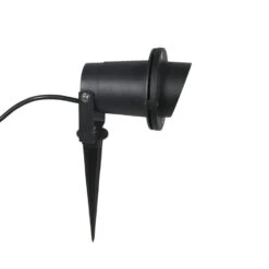 QAZQA Tuinspot-prikspot Zwart Incl. Snoer En Stekker IP65 - Done -Winkel Voor Woonverlichting 1000014964 0101