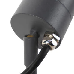 QAZQA Prikspot Antraciet Verstelbaar IP44 - Solo -Winkel Voor Woonverlichting 1000014970 0101