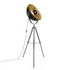QAZQA IndustriÃ«le Vloerlamp Tripod Zwart - Magna 50 Eglip -Winkel Voor Woonverlichting 1000015040