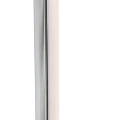 QAZQA Moderne Vloerlamp LED Chroom - Line-up -Winkel Voor Woonverlichting 1000015052 0103