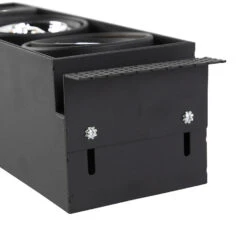 QAZQA Inbouwspot Zwart GU10 AR70 Trimless 3-lichts - Oneon -Winkel Voor Woonverlichting 1000015191 0101