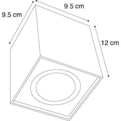 QAZQA Spot Wit Verstelbaar - Quadro 1 Up 8 QAZQA Spot Wit Verstelbaar - Quadro 1 Up -Winkel Voor Woonverlichting 1000015316 0102