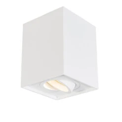 QAZQA Spot Wit Verstelbaar - Quadro 1 Up