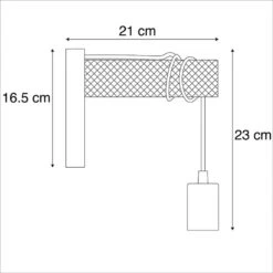 QAZQA IndustriÃ«le Wandlamp Zwart Met Hout - Gallow -Winkel Voor Woonverlichting 1000015361 0102
