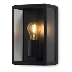 Artdelight Buitenlamp Rowin - 1 Lichts - 11 X25.2 Cm - Zwart -Winkel Voor Woonverlichting 1000016525 0103