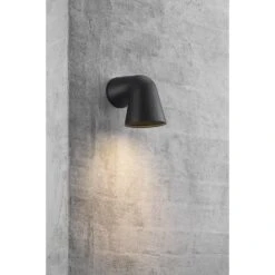Nordlux Buitenlamp Front - 1 Lichts - 17 X15.6 Cm - Zwart -Winkel Voor Woonverlichting 1000016530 0101