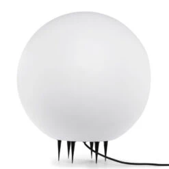 Ylumen Buitenlamp Globe - 1 Lichts - 30 X30 Cm - Wit -Winkel Voor Woonverlichting 1000016533 0103