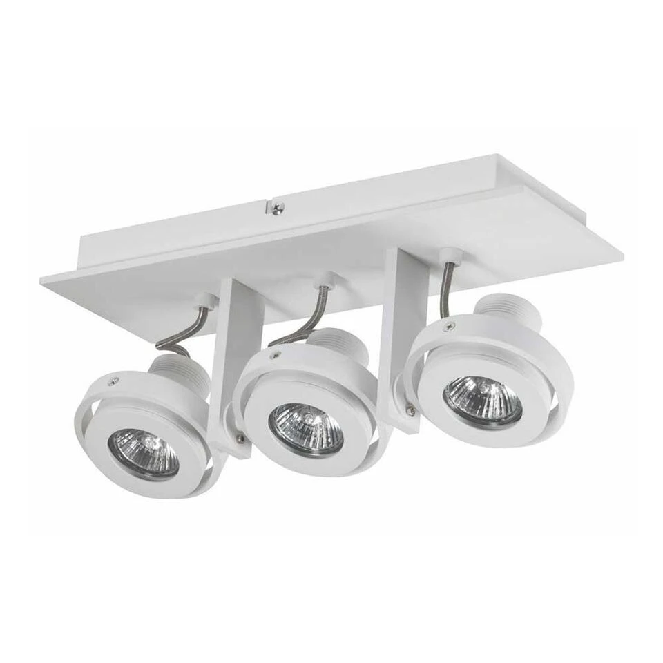 Artdelight Spot Meist - 3 Lichts - 34.5 X15 Cm - Wit 3 Artdelight Spot Meist - 3 Lichts - 34.5 X15 Cm - Wit
