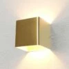 Artdelight Wandlamp Fulda - 1 Lichts - 10 X10 Cm - Goud 2 Artdelight Wandlamp Fulda - 1 Lichts - 10 X10 Cm - Goud -Winkel Voor Woonverlichting 1000021341
