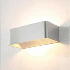 Artdelight Wandlamp Mainz - 2 Lichts - 10 X7 Cm - Aluminium -Winkel Voor Woonverlichting 1000021345 0103