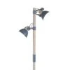 Mexlite Vloerlamp - 2 Lichts - 39x150 Cm - Grijs -Winkel Voor Woonverlichting 1000022973