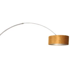 Steinhauer Vloerlamp Sparkled - 1 Lichts - 130-190x230 Cm - Staal -Winkel Voor Woonverlichting 1000022981 0101