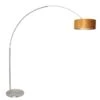 Steinhauer Vloerlamp Sparkled - 1 Lichts - 130-190x230 Cm - Staal -Winkel Voor Woonverlichting 1000022981