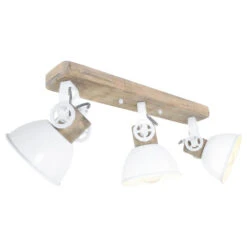 Mexlite Spot - 3 Lichts - 59x17 Cm - Wit -Winkel Voor Woonverlichting 1000023148 0101