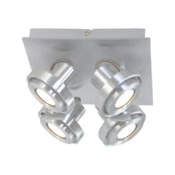 Steinhauer Spot Quatro - 4 Lichts - 24x15 Cm - Staal 7 Steinhauer Spot Quatro - 4 Lichts - 24x15 Cm - Staal -Winkel Voor Woonverlichting 1000023188 0101