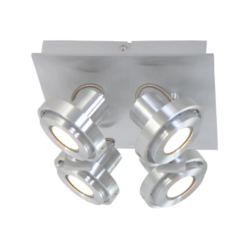 Steinhauer Spot Quatro - 4 Lichts - 24x15 Cm - Staal 4 Steinhauer Spot Quatro - 4 Lichts - 24x15 Cm - Staal - Afbeelding 2