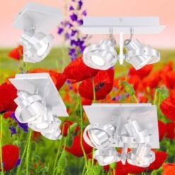 Steinhauer Spot Quatro - 4 Lichts - 24x15 Cm - Staal 8 Steinhauer Spot Quatro - 4 Lichts - 24x15 Cm - Staal -Winkel Voor Woonverlichting 1000023188 0102