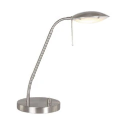 Mexlite Tafellamp - 1 Lichts - 40x46 Cm - Staal