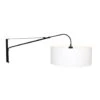 Steinhauer Wandlamp Elegant - 1 Lichts - 120x56 Cm - Zwart -Winkel Voor Woonverlichting 1000023288