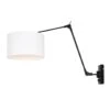 Steinhauer Wandlamp Prestige - 1 Lichts - 30-90x50 Cm - Zwart -Winkel Voor Woonverlichting 1000023352