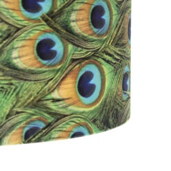 QAZQA Hanglamp Met Velours Kap Pauw Met Goud 35 Cm - Blitz I Zwart -Winkel Voor Woonverlichting 1000024872 0101