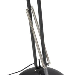 QAZQA IndustriÃ«le Vloerlamp Zwart Verstelbaar - Hobby -Winkel Voor Woonverlichting 1000024908 0101