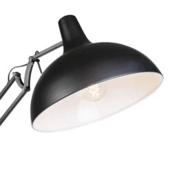 QAZQA IndustriÃ«le Vloerlamp Zwart Verstelbaar - Hobby -Winkel Voor Woonverlichting 1000024908 0103