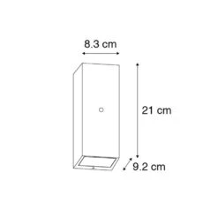 QAZQA Wandlamp Grijs IP44 Met Licht-donker Sensor - Baleno II -Winkel Voor Woonverlichting 1000025093 0102