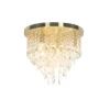 QAZQA Klassieke Plafondlamp Goud/messing 35 Cm - Medusa -Winkel Voor Woonverlichting 1000025197