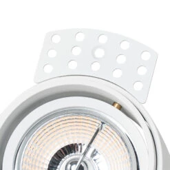 QAZQA Moderne Inbouwspot Wit Trimless - Impact 70 -Winkel Voor Woonverlichting 1000025206 0101