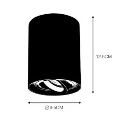 QAZQA Set Van 4 Spots Wit Draai- En Kantelbaar - Rondoo Up -Winkel Voor Woonverlichting 1000025241 0102