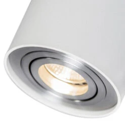 QAZQA Set Van 4 Spots Wit Draai- En Kantelbaar - Rondoo Up -Winkel Voor Woonverlichting 1000025241 0103