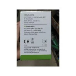 Prikspotjes - 4 Stuks - Zilverkleurig - Solar Tuinverlichting - 37 Cm -Winkel Voor Woonverlichting 1000025251 0102