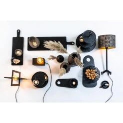 Lampvoet Mace - Zwart - 15x35cm -Winkel Voor Woonverlichting 1000025719 0110