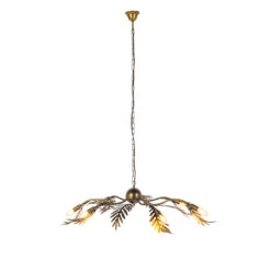 QAZQA Vintage Hanglamp 6-lichts Goud - Botanica -Winkel Voor Woonverlichting 1000031835 0101