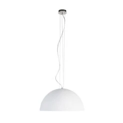 QAZQA Moderne Hanglamp Wit 50 Cm - Magna -Winkel Voor Woonverlichting 1000031836 0101