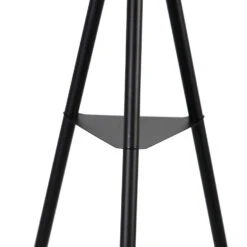 QAZQA Industriële Vloerlamp Tripod Staal Zwart - Bliss Vefa 9 QAZQA Industriële Vloerlamp Tripod Staal Zwart - Bliss Vefa -Winkel Voor Woonverlichting 1000031871 0103