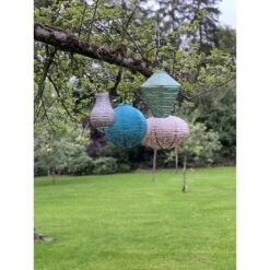 Lumiz Solar Lampion Sashiko Diamond - 28 Cm - Licht Groen -Winkel Voor Woonverlichting 1000033349 0111